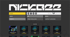 Desktop Screenshot of nickbeemusic.com